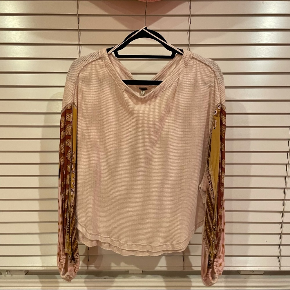 Free People Thermal Long Sleeve Top